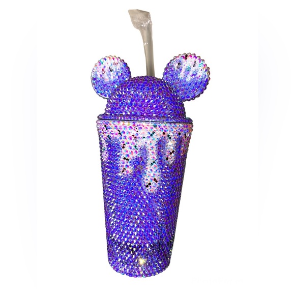 🛑 CLEARANCE Handmade bedazzled Mickey ears tumbler/cup 16oz - Picture 4 of 6